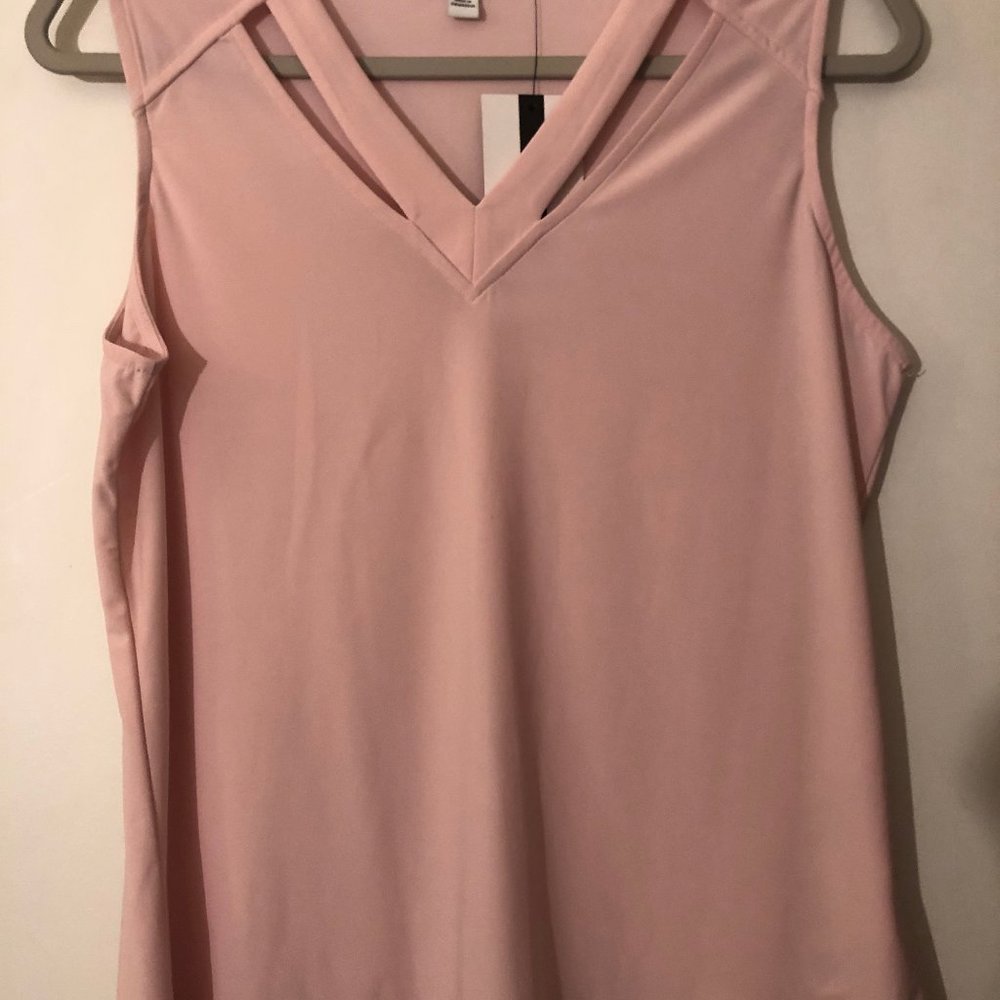 Nine West M Light Pink Blouse